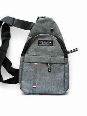 Fashion Instinct NICE Grey Crossbody Sling Bag for Men